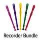 Recorder Bundle: Yamaha Soprano Recorders & Essential Elements recorder method Bundle
